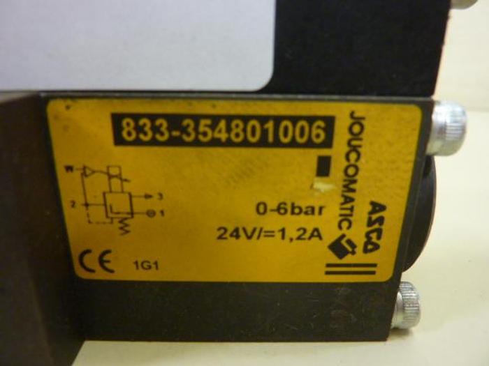 Used ASCO Valve 833-354801006 #64037