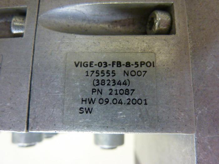 Used FESTO Control Block w/ Valves IFB8-03 #52695