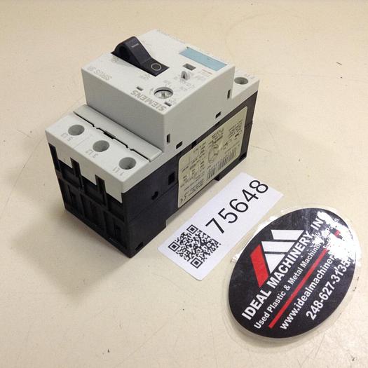 Used SIEMENS Motor Starter 3RV1011-0HA10 #75648