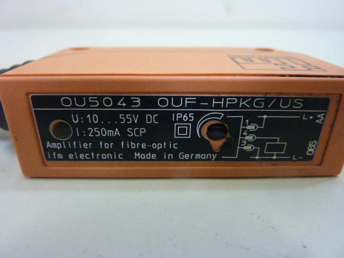 Used IFM Fiber Optic Amplifier OU5043 #51814