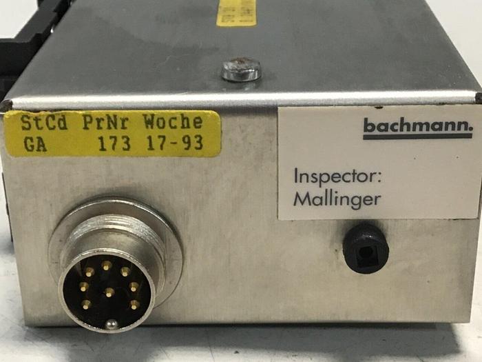 Used BACHMANN Load Amplifier SVA 20 Used #120143