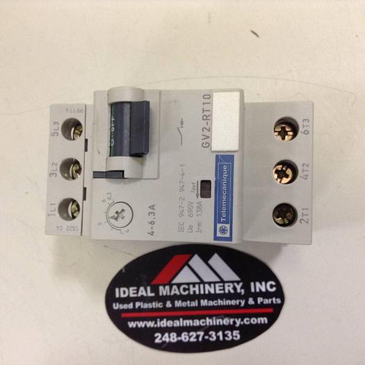 Used TELEMECANIQUE Motor Starter GV2-RT10 #77675