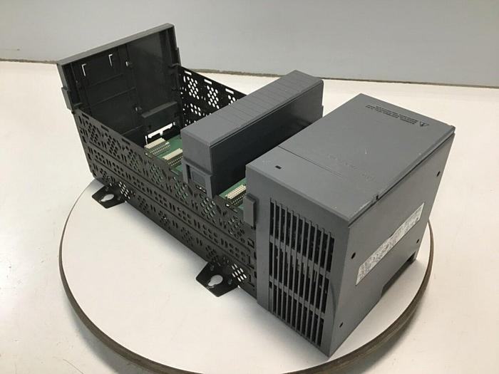 Used ALLEN BRADLEY Power Supply & Slot Rack 1746-P2 SER C / 1746-A7 SER B #112947
