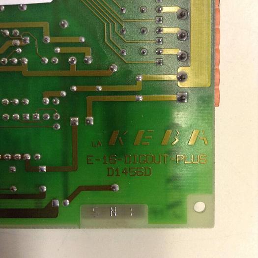 Used KEBA Engel Output Board E-16-DIGOUT-PLUS D1456D Used