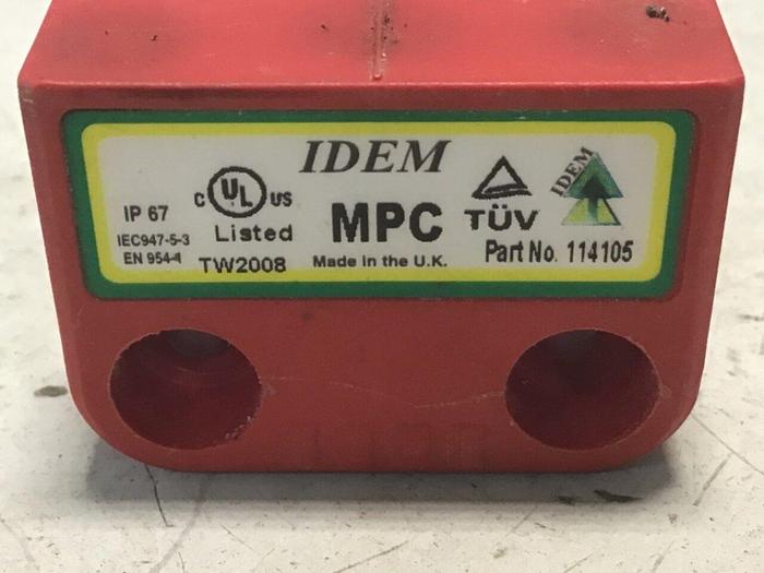 Used IDEM SAFETY SWITCHES Coded Miniature Switch 114105 #124657