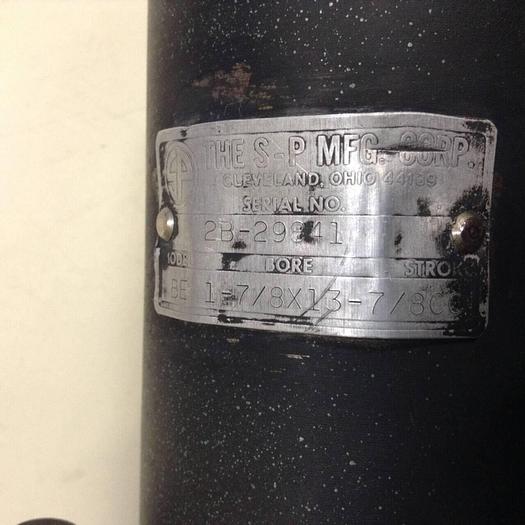 Used THE S-P MFG. CORP. Cylinder BE 1-7/8X13-7/8CC #74479