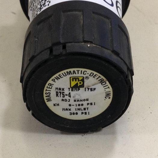 Used MASTER PNEUMATICS Regulator R75-4 #81868