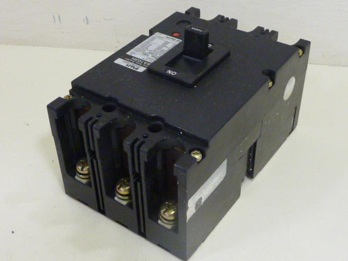 Used FUJI ELECTRIC 100 Amp Circuit Breaker SA103H-100 #46828