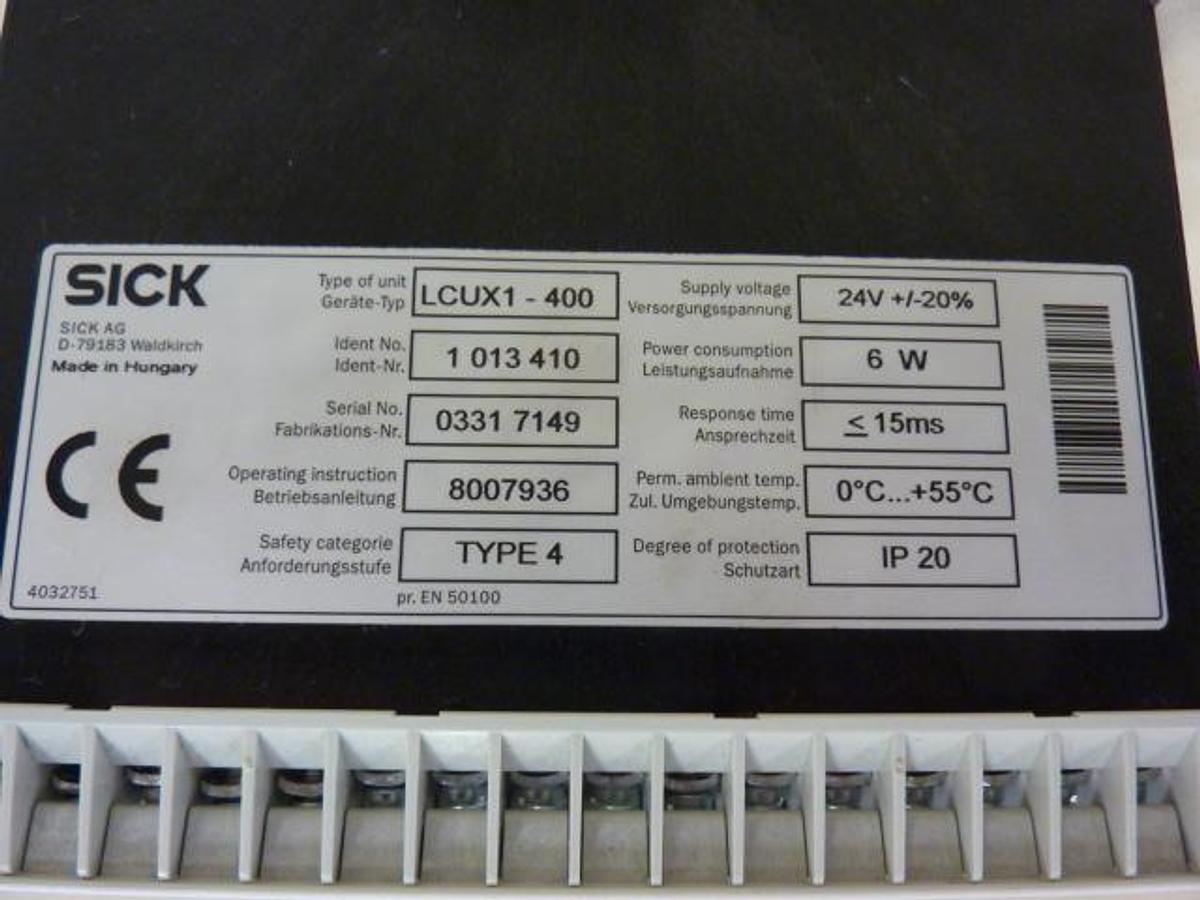 Used SICK MAIHAK Safety Interface LCUX1-400 USED