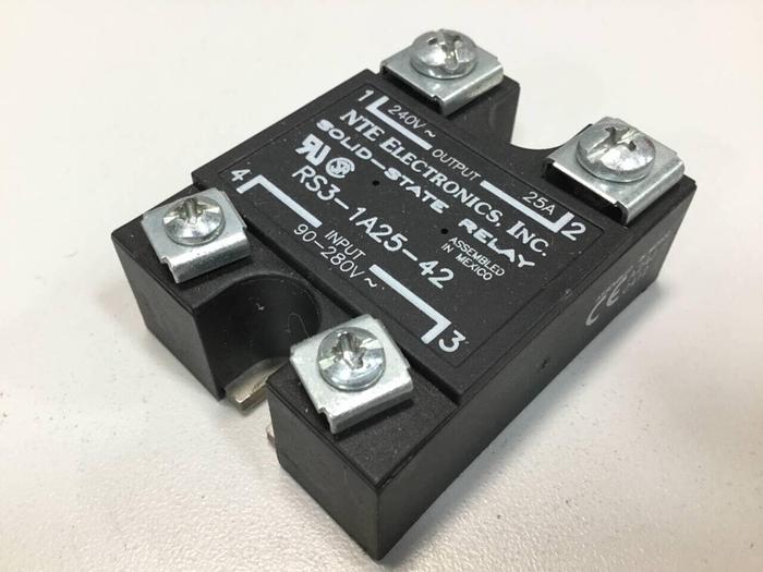 Used NTE ELECTRONICS, INC Solid State Relay RS3-1A25-42 #98090