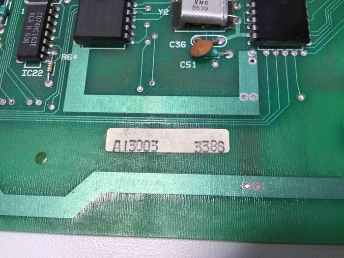 Used BARBER COLMAN Circuit Board A13003 #92909