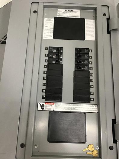 Used SIEMENS 250 Amp Breaker Box P1X18MC250A #137026