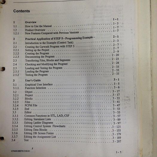 Used SIEMENS Manual C79000-G8576-C140-01 #70730