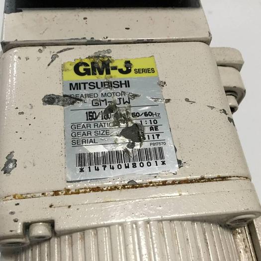 Used MITSUBISHI Gearmotor w/ Feed Throat Slide GM-JW USED