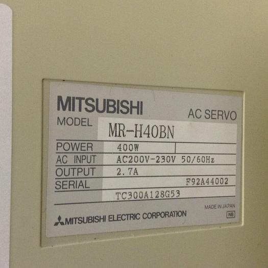 Used MITSUBISHI AC Servo Drive MR-H40BN Used