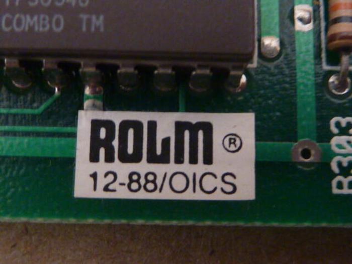ROLM Dual OPS Card 59033B #33205
