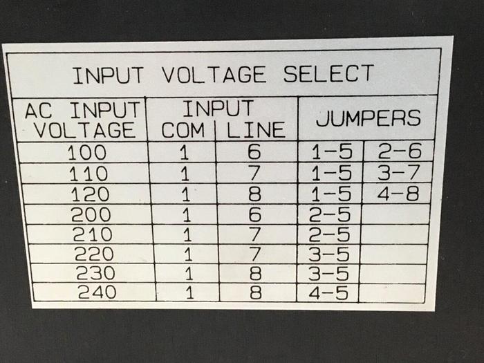 Used ELPAC Power Supply BFS 500-24U #116817