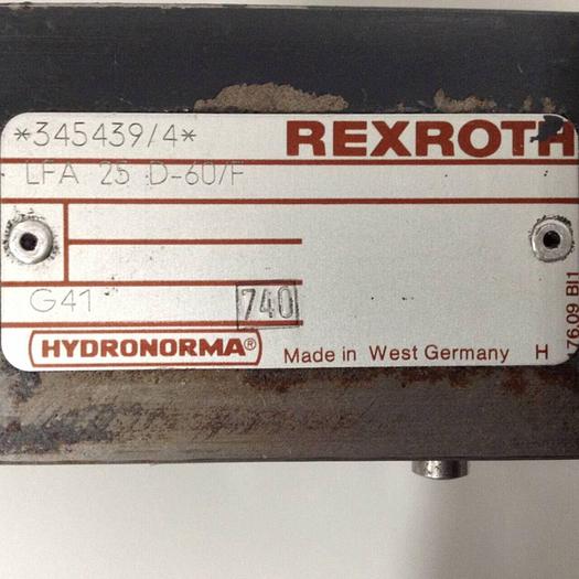 Used REXROTH Valve LFA25D60F #89996