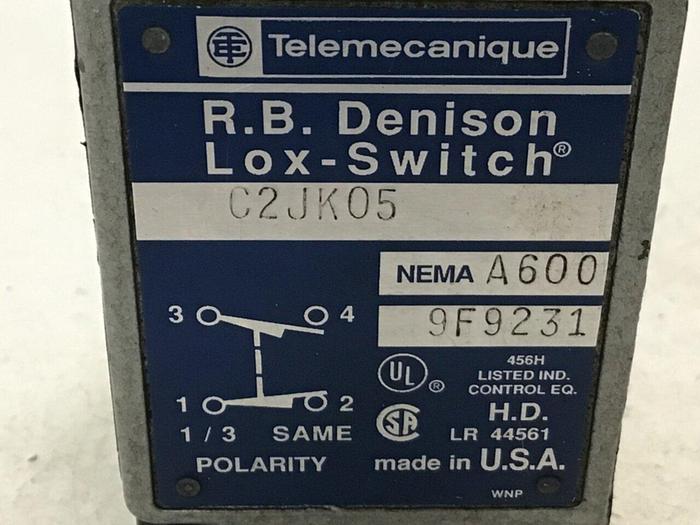 Used TELEMECANIQUE Lox-Switch C2JK05 #121776