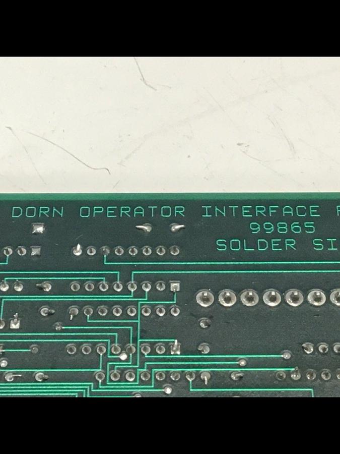 Used VAN DORN Circuit Board 99865 USED 