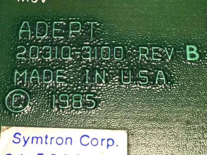 Used ADEPT Circuit Board 20310-3100 #118137