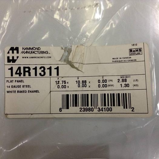 HAMMOND Flat Panel 14R1311 #89301