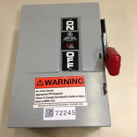 Used GENERAL ELECTRIC Safety Switch TH3661 #72247