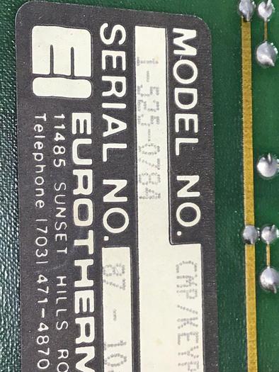 Used EUROTHERM CONTROLS Keypad I-525-0784 #129274
