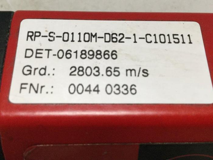 Used MTS Transducer RP-S-0110M-D62-1-C101511 #104700