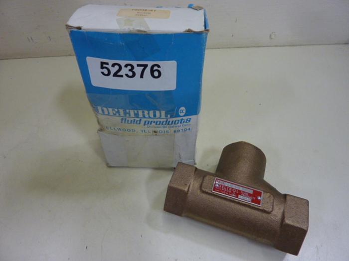 Used DELTROL CONTROLS Check Valve EC40B #52376