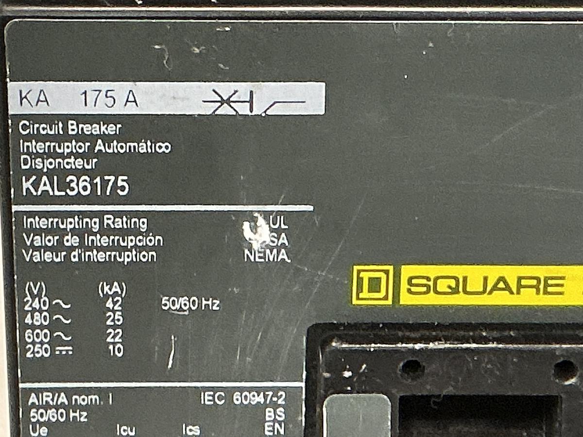 Used SQUARE D KAL36175