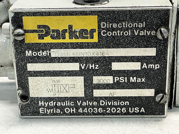 Used PARKER D3ML6BN10X4164