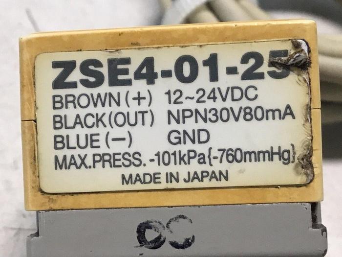 Used SMC Pressure Switch 2SE4-01-25 #129201