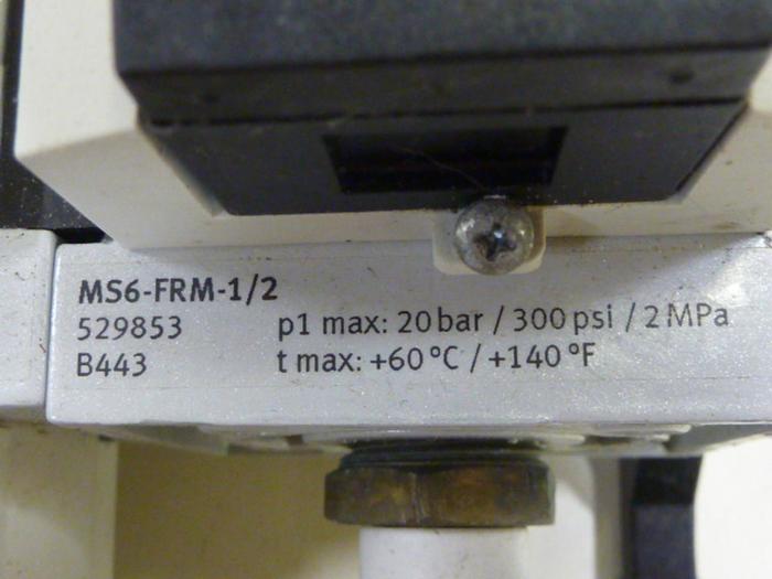 Used FESTO Regulator MS6-EM1-1/4-S #59703