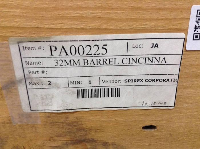 CINCINNATI MILACRON 32 mm Barrel PA00225 New