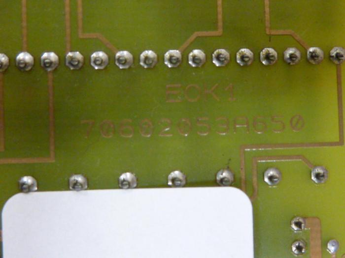 Used AEG Slot Card 70602053A600 #53412