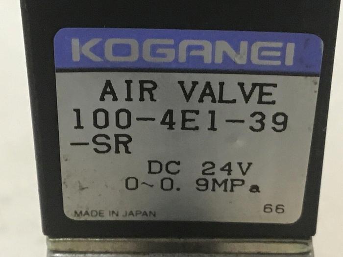 Used KOGANEI Air Valve 100-4E1-39-SR #124276