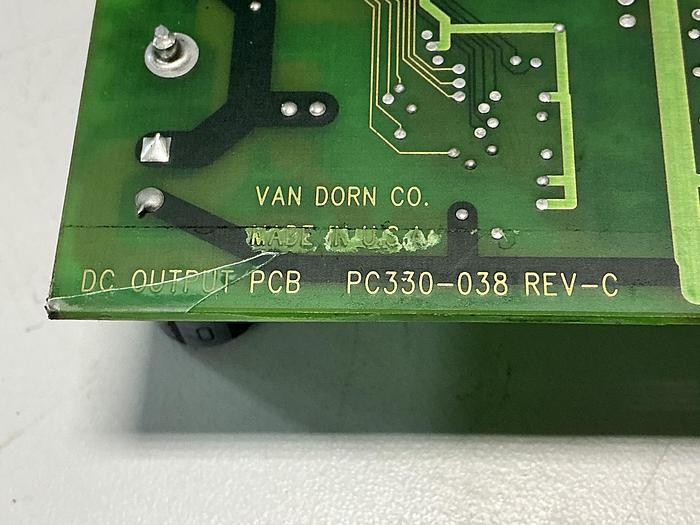 Used VAN DORN 330038 REV-C