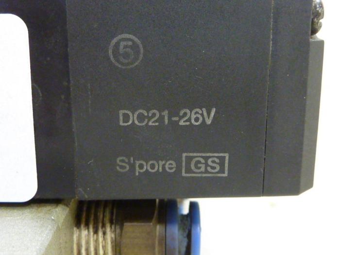 Used SMC Control Block w/ Valves NFVS2600-5FZ #60120