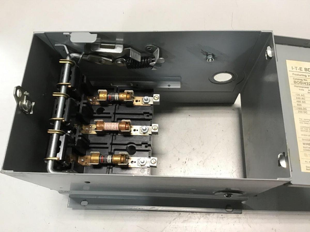 Used ITE SIEMENS BD Bus Disconnect Switch BOS14321 USED