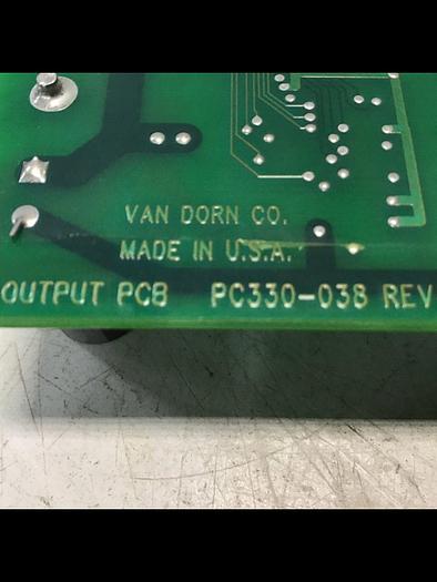 Used VAN DORN Pathfinder DC Output Board PC330-038 Used