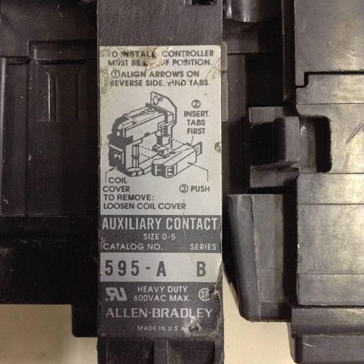 Used ALLEN BRADLEY Contactor 500-COD930 SER B #79151