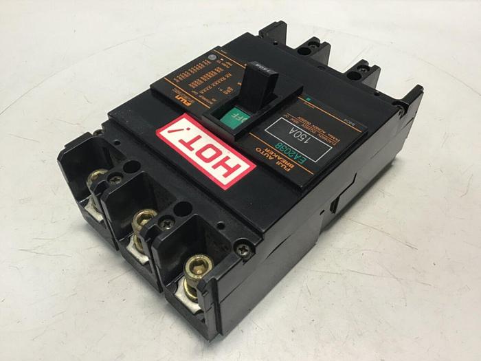 Used FUJI ELECTRIC 150 Amp Circuit Breaker EA203B-150 Used