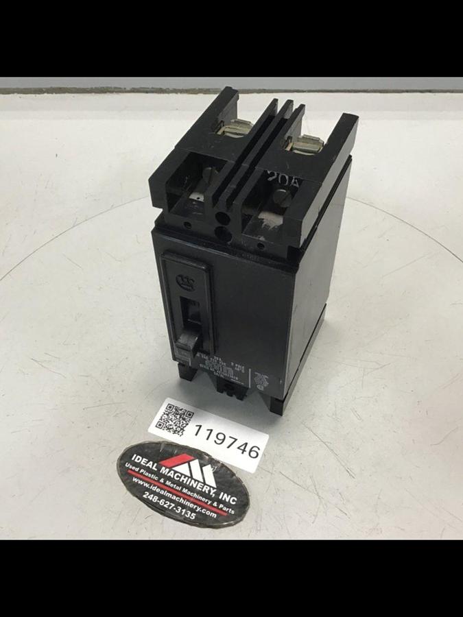 Used WESTINGHOUSE 20 Amp Circuit Breaker FB2020 Used #119746