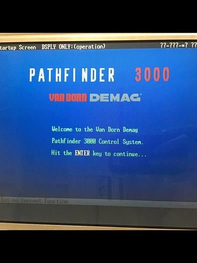 Used VAN DORN Pathfinder 3000 Operator Control PATHFINDER 3000 Used