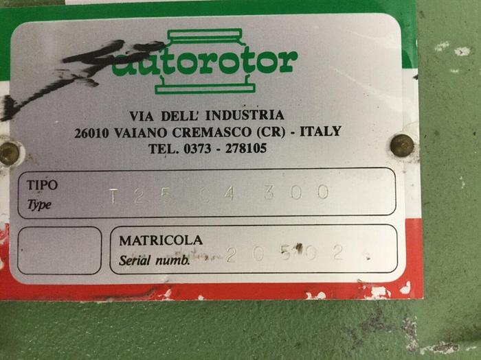 Used AUTOROTOR Rotary Indexing Table T25 04 300 #108414