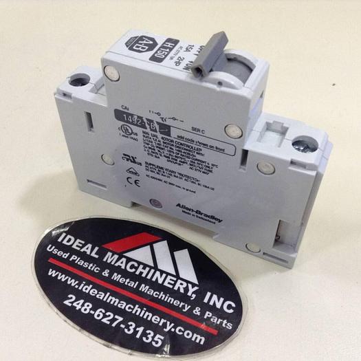 Used ALLEN BRADLEY 15 Amp Circuit Breaker 1492-CB1/H150 SER C #75150