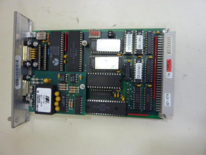 Used KRUPP KAUTEX Circuit Card CPU 65 #58173