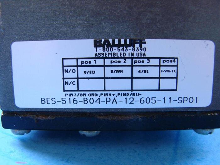 Used BALLUFF Limit Switch BES-516-B04-PA-12-605-11-SP01 #10524