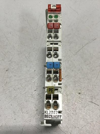 Used BECKHOFF Digital Output Module KL2022 #125215